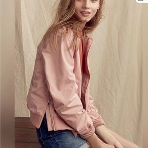 Madewell side zip Pink Jacket